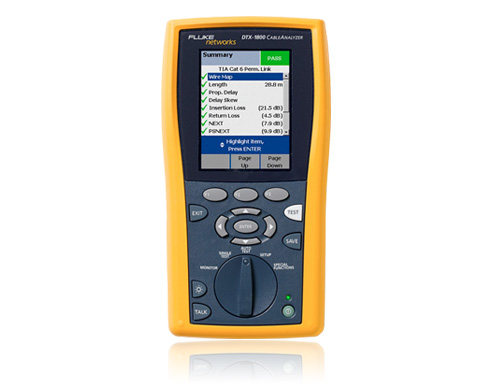 【福祿克】Fluke DTX-1800七類電纜認證分析儀(DTX1800,DTX1800,DTX-1800MS,DTX-1800-M,DTX-1800-MO)